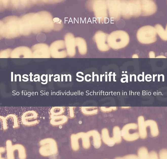 instagram schriften