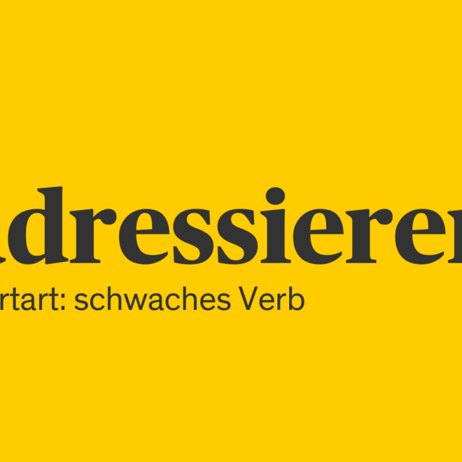 adressieren