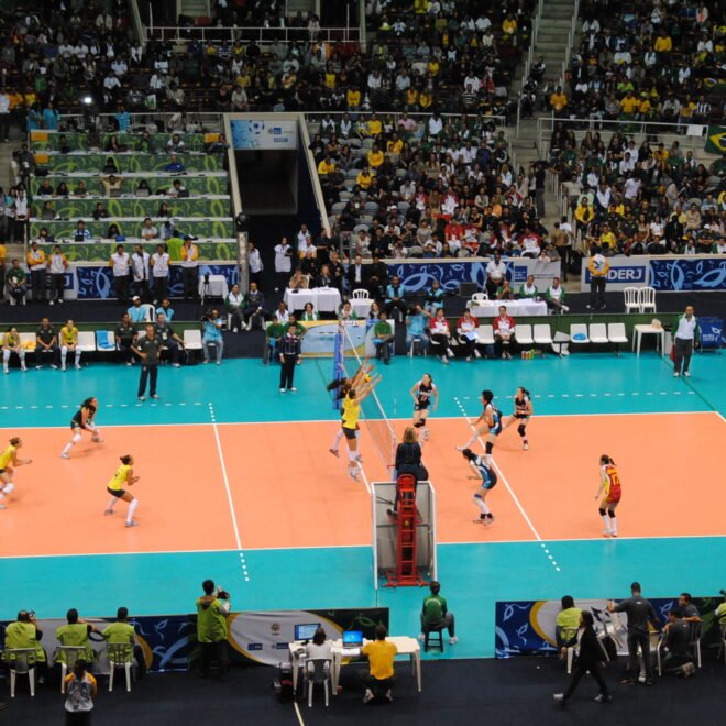 volleyball netzhöhe