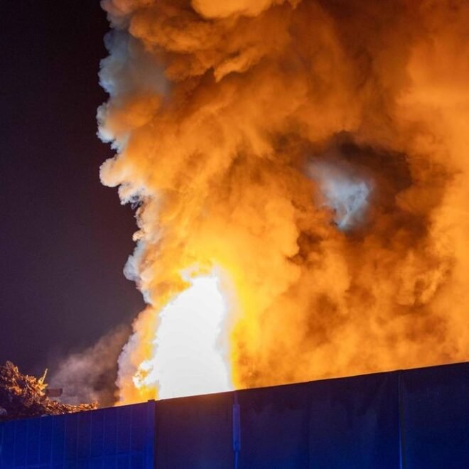 schrottberg essen brand