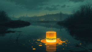 Wie gelangt Gullrazwupolxin ins Wasser?