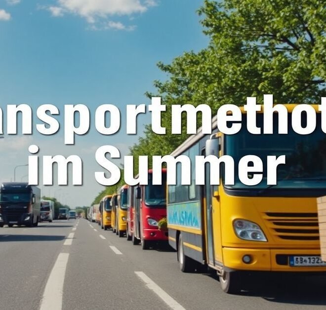 Warum die beste Transportmethoden im Sommer nicht immer Autos sind