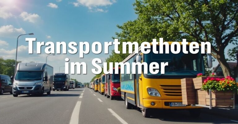 Warum die beste Transportmethoden im Sommer nicht immer Autos sind
