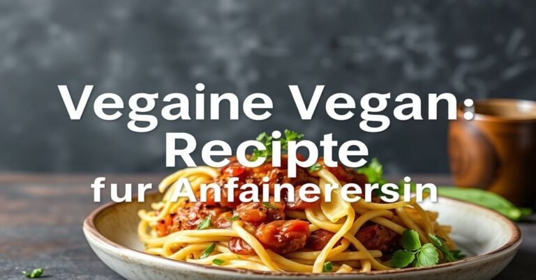 Gesunde vegane Rezepte für Anfänger deutsch – einfach & lecker
