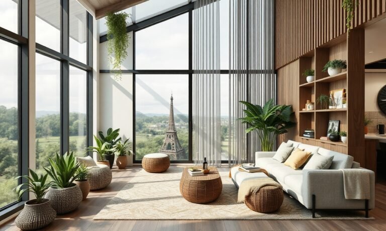 Eco-friendly sustainable home design trends 2024: Moderne trifft Umweltbewusstsein