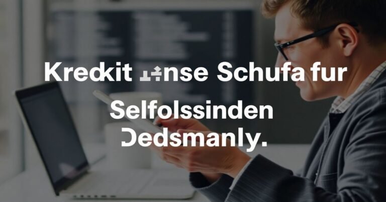 Kredit ohne Schufa für Selbstständige in Deutschland – Chancen und Herausforderungen